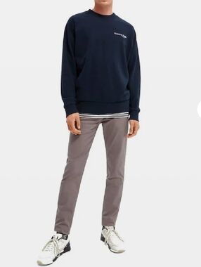 Scotch & Soda Stuart Army Green Chino Pants New 29x32